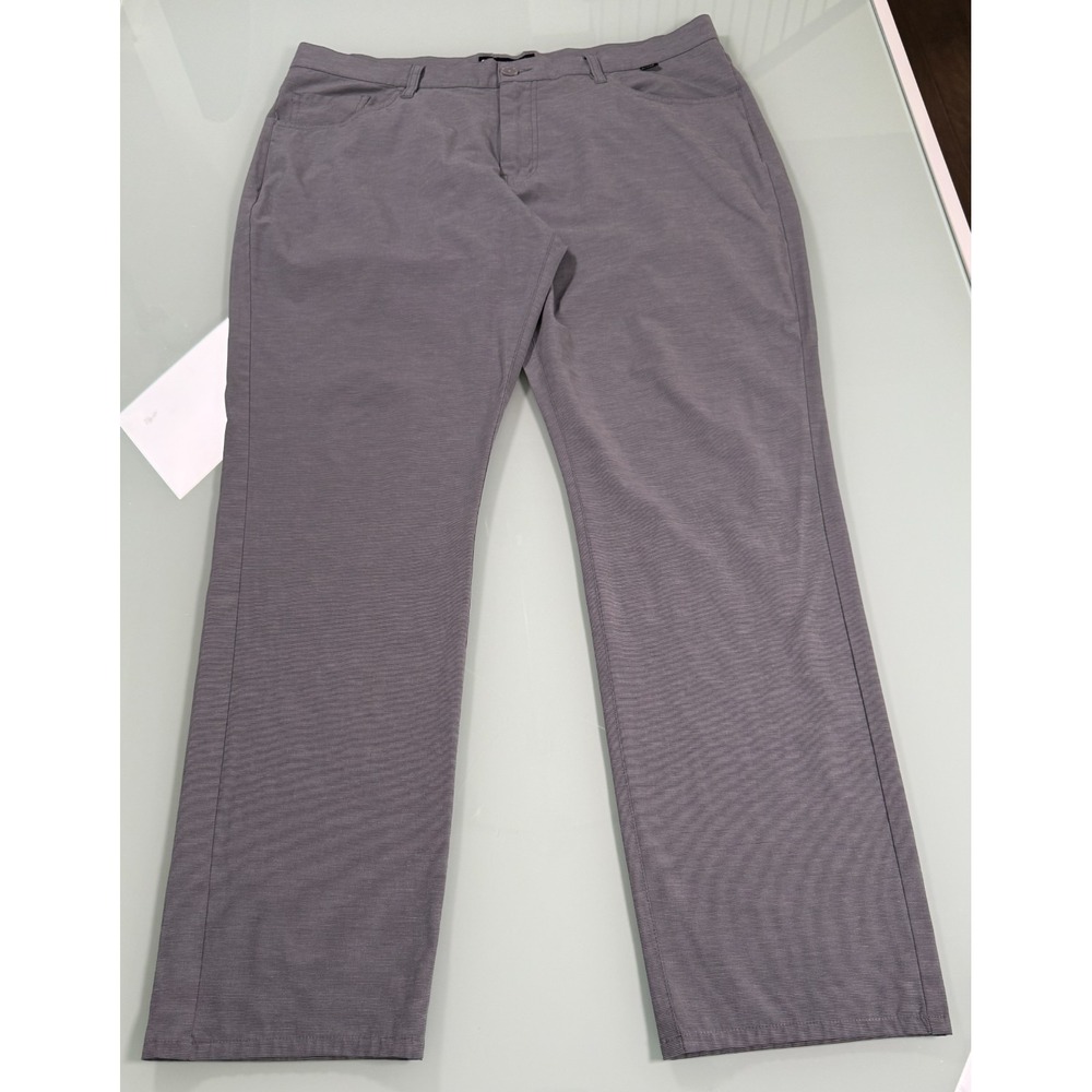 TRAVIS MATTHEW Performance Pants Men's Gray Golf Casual Chino Sports